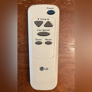 LG Remote Control for Window AC